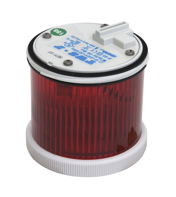 RED IP65 CONTIN. LIGHT MOD 12/240VAC/DC TWS F MT