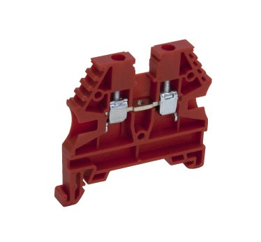 TERM BLK RED SCREW AWG 26-10
