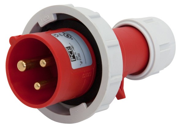 01392-7 IP67 20A PLUG 2P3W 480V 7h RED