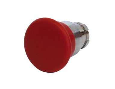 MUSH HEAD PB SPRG RET 40MM RED