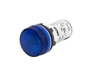 INTEGRAL P-LIGHT BLU W/LED 110VDC