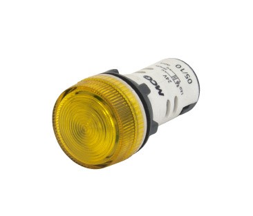 INTEGRAL P-LIGHT YLW W/LED 24VAC/DC