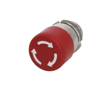 MUSH HEAD PB MTL 30MM RED TWIST-REL