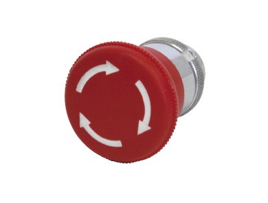 MUSH HEAD PB MTL 40MM RED TWIST-REL