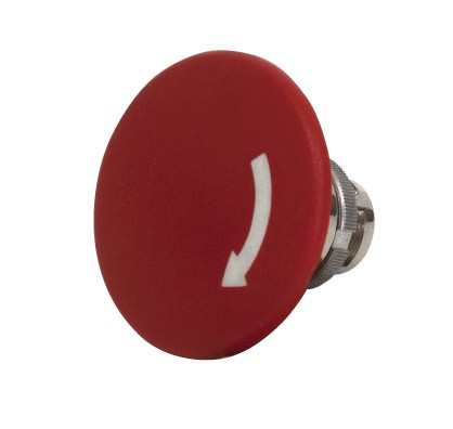 MUSH HEAD PB MTL 60MM RED TWIST-REL