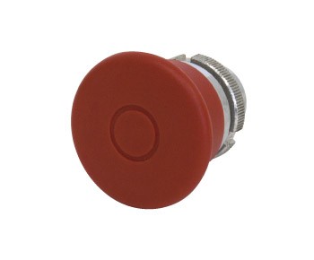 MUSH HEAD PB PUSH PULL 40MM RED