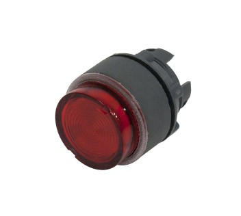 ILL PB PLAS EXT SPRG RET LED/NEON RED