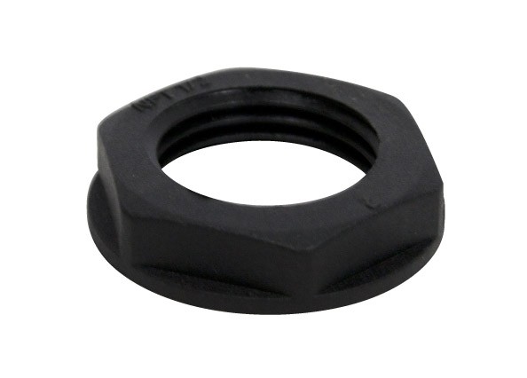 3/8" NPT LOCK NUT BLK