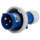 01392-6 IP67 20A PLUG 2P3W 250V 6h BLU