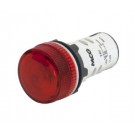 INTEGRAL P-LIGHT RED W/LED 48VAC/DC