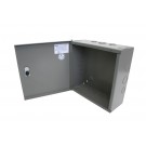 MCG NEMA1 10x10x4" HINGED CUTOUT BOX c/w KO's