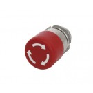 MUSH HEAD PB MTL 30MM RED TWIST-REL