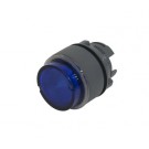 ILL PB PLAS FLUSH SPRG RET LED/NEON BLU