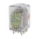 RLY PLUG-IN 4P MECH TST LED 120VAC 14PIN