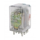 RLY PLUG-IN 4P MECH TST LED 24VDC 14PIN