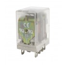 RLY FLAT INSERT PLUG-IN 2P LED 220VDC 8PIN