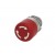 MUSH HEAD PB MTL 30MM RED TWIST-REL