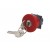 MUSH HEAD PB PLSTC 40MM RED KEY-REL